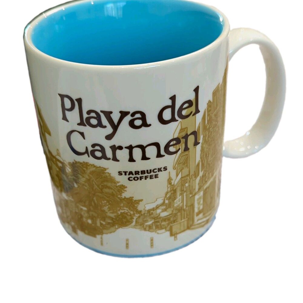 Starbucks Playa del Carmen Global Icon Collector Series 16oz Coffee Mug